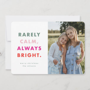 Cartes Pour Fêtes Annuelles Photo colorée brillante moderne