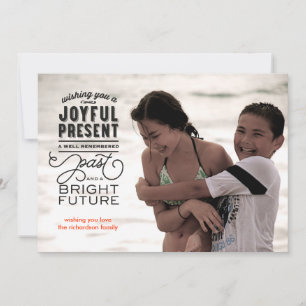 Cartes Pour Fêtes Annuelles Photo de brillant avenir