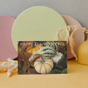 Cartes Pour Fêtes Annuelles Photo de citrouilles et de courges pour la fête de