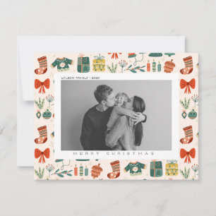 Cartes Pour Fêtes Annuelles Photo de famille de Noël Joyeux Noël