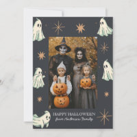 Photo de famille Spooktacular Halloween fantôme