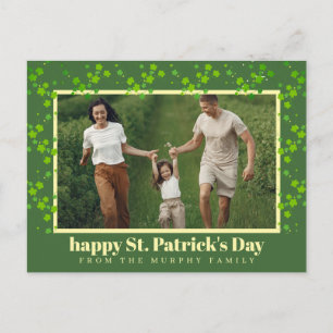 Cartes Pour Fêtes Annuelles Photo de jour de la Saint-Patrick trèfle chanceux
