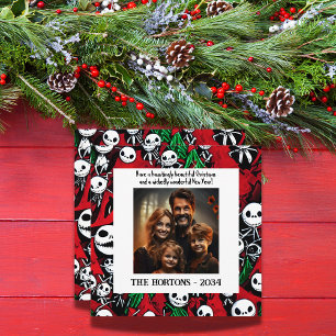Cartes Pour Fêtes Annuelles Photo de la famille Jingle Jack O'Lantern