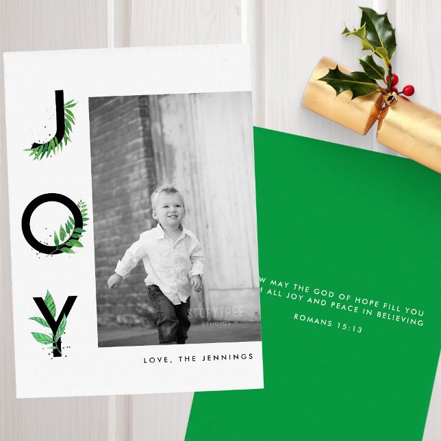 Cartes Pour Fêtes Annuelles Photo de l'Ecriture Moderne Lafy Joy (Créateur téléchargé)