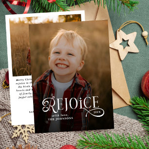 Cartes Pour Fêtes Annuelles Photo de Noël joyeux chrétien religieux 