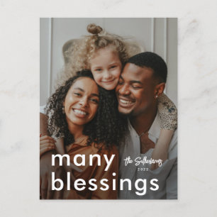 Cartes Pour Fêtes Annuelles Photo de Noël religieux moderne minimaliste