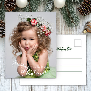 Cartes Pour Fêtes Annuelles Photo de script joyeux Noël coutume festive