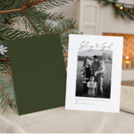 Cartes Pour Fêtes Annuelles Photo de script moderne minimal chrétien