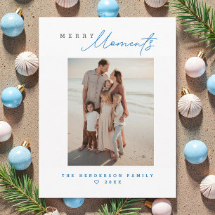 Cartes Pour Fêtes Annuelles Photo de vacances de Noël personnalisé pour famill