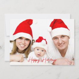 Cartes Pour Fêtes Annuelles Photo de vacances tendance et joyeuse Nouvel An 