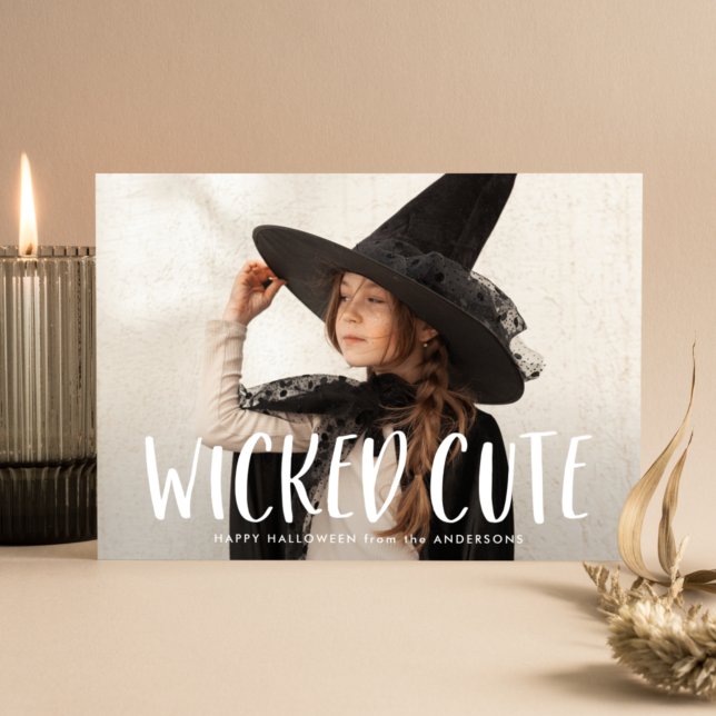 Cartes Pour Fêtes Annuelles Photo de Wicked Cute Halloween (Créateur téléchargé)