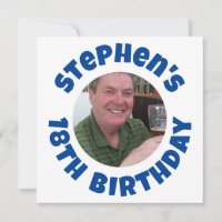 Photo du 18ème anniversaire de l'homme