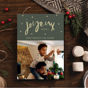 Cartes Pour Fêtes Annuelles Photo famille Joyeux Noel Noël