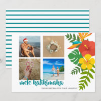Photo Fleur Mele Kalikimaka Personnalisée