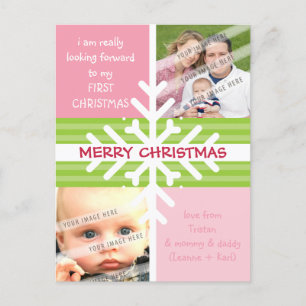 Cartes Pour Fêtes Annuelles PHOTO GREETING POSTCARD :: dissection P2