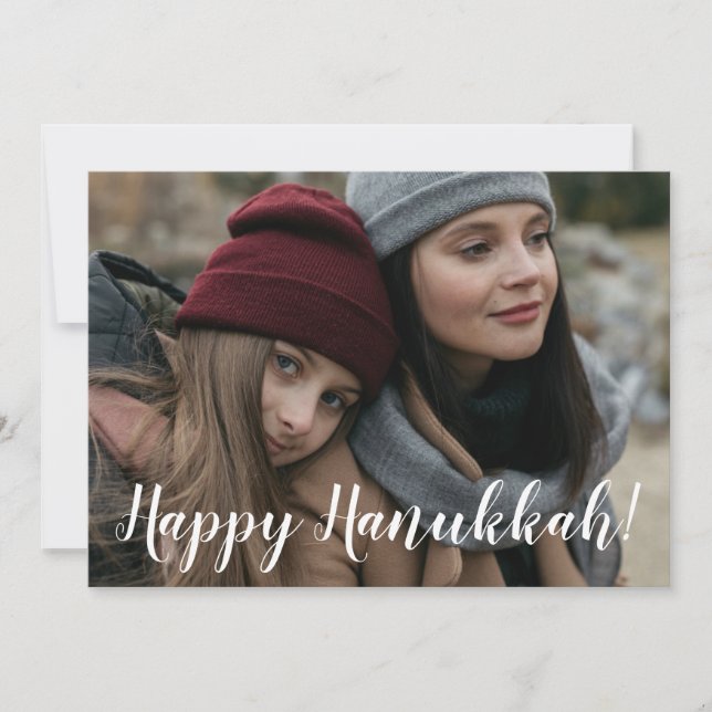 Cartes Pour Fêtes Annuelles Photo Hanoukka (Devant)