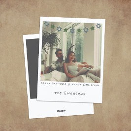 Cartes Pour Fêtes Annuelles Photo instantanée Nostalgique Hanoukka/Carte de No