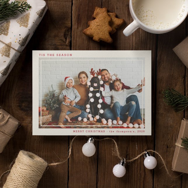 Cartes Pour Fêtes Annuelles Photo Joyeux Noël de la saison (Créateur téléchargé)