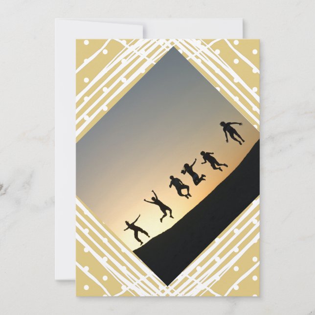 Cartes Pour Fêtes Annuelles Photo Joyeux Noël Du Nom De Famille Beige (Devant)