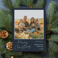 Photo minimaliste manuscrite Joyeux Noël