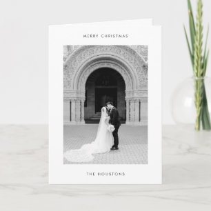 Cartes Pour Fêtes Annuelles Photo minimaliste Noël moderne