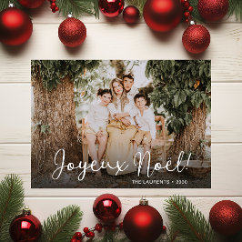 Cartes Pour Fêtes Annuelles Photo moderne Joyeux Noel Natale