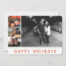Photo multiple | 4 images | Happy Holidays Collage