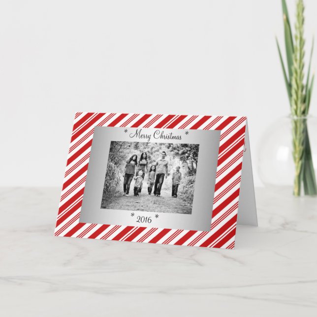 Cartes Pour Fêtes Annuelles Photo Noël (Devant)