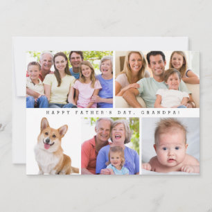 Cartes Pour Fêtes Annuelles Photo numérique ou d'impression Happy Fête des pèr