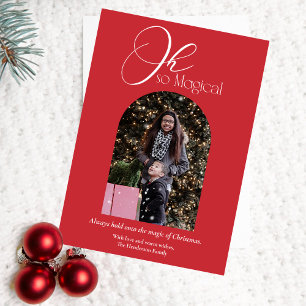 Cartes Pour Fêtes Annuelles Photo Oh Si Magique Noël