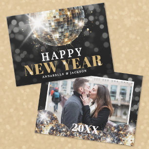 Cartes Pour Fêtes Annuelles Photo Or Bonne Année
