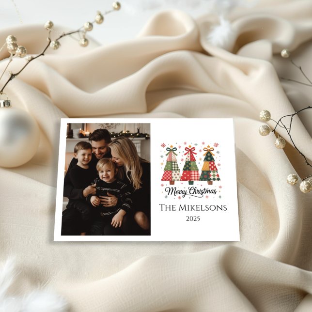 Cartes Pour Fêtes Annuelles Photo Patchwork Christmas (Créateur téléchargé)