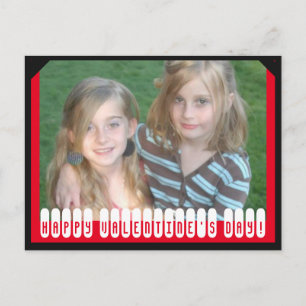 Cartes Pour Fêtes Annuelles Photo Personalized Happy Valentine's Day