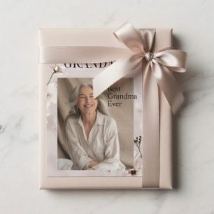 Cartes Pour Fêtes Annuelles Photo personnalisé de grand-mère   Meilleure grand