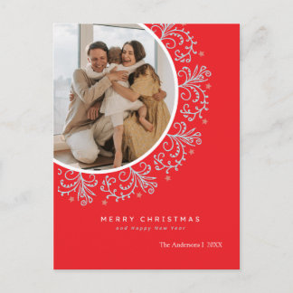 Cartes Pour Fêtes Annuelles Photo personnalisé Joyeux Noël et Bonne Année