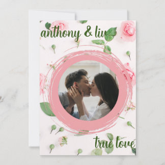 Cartes Pour Fêtes Annuelles Photo personnalisée de la Saint Valentin