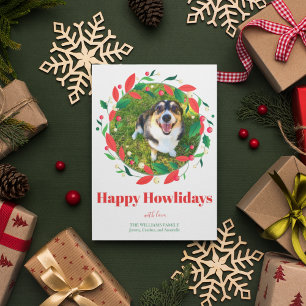 Cartes Pour Fêtes Annuelles Photo personnalisée pour animaux de compagnie Noël