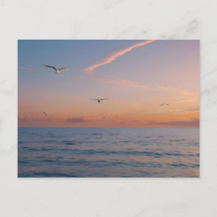 Cartes Pour Fêtes Annuelles Photo personnalisée Sunset Beach Waves personnalis