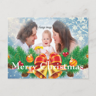 Cartes Pour Fêtes Annuelles photo personnalisée vacances de Noël
