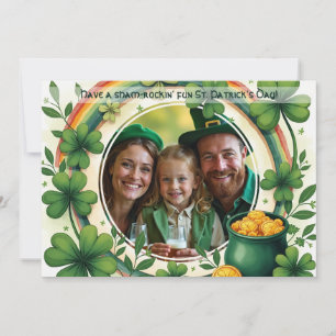 Cartes Pour Fêtes Annuelles Photo personnelle, Jour de la Saint-Patrick, Shamr