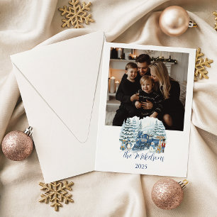 Cartes Pour Fêtes Annuelles Photo Polar Express Famille Noël