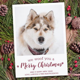 Cartes Pour Fêtes Annuelles Photo Pour Animaux De Compagnie Moderne Joyeux Noë