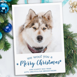 Cartes Pour Fêtes Annuelles Photo pour animaux de compagnie personnalisée Joye
