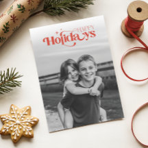 Photo rétro en noir et blanc Enfants Noël