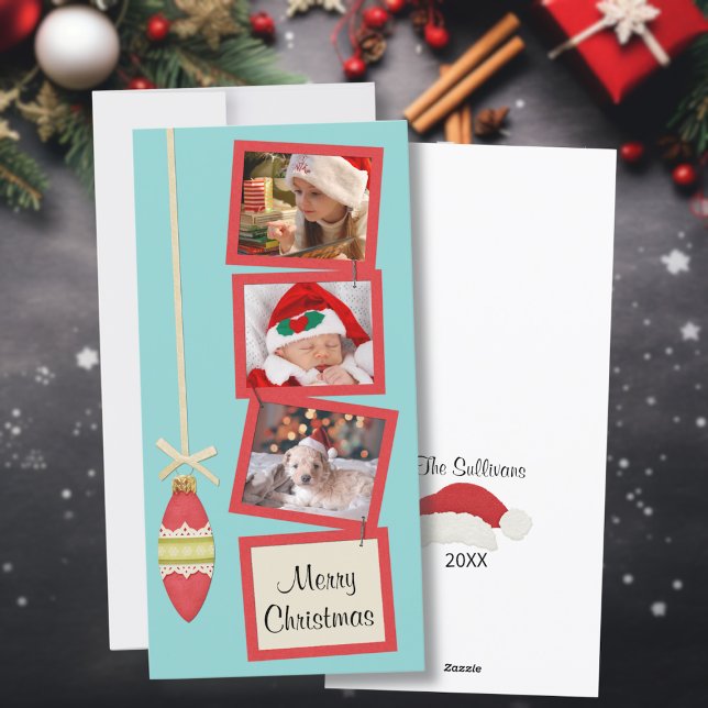 Cartes Pour Fêtes Annuelles Photo Retro Vibe 3 (Créateur téléchargé)