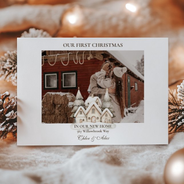 Cartes Pour Fêtes Annuelles Photo Russe Cabine premier Noël ensemble (Créateur téléchargé)