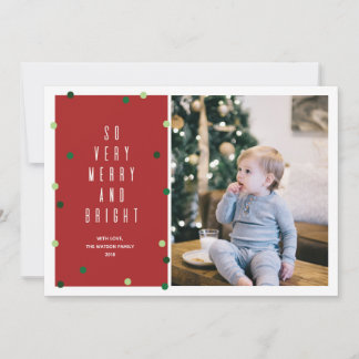 Cartes Pour Fêtes Annuelles Photo Très Joyeuse Et Lumineuse Modifiable