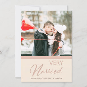 CARTES POUR FÊTES ANNUELLES PHOTO TRÈS MARIÉE DU ROSE ROSE BLANC DOUX