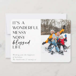 Cartes Pour Fêtes Annuelles Photo Vie Merveilleuse Bénie