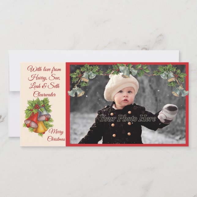 Cartes Pour Fêtes Annuelles Photographie de Christmas Bells (Devant)